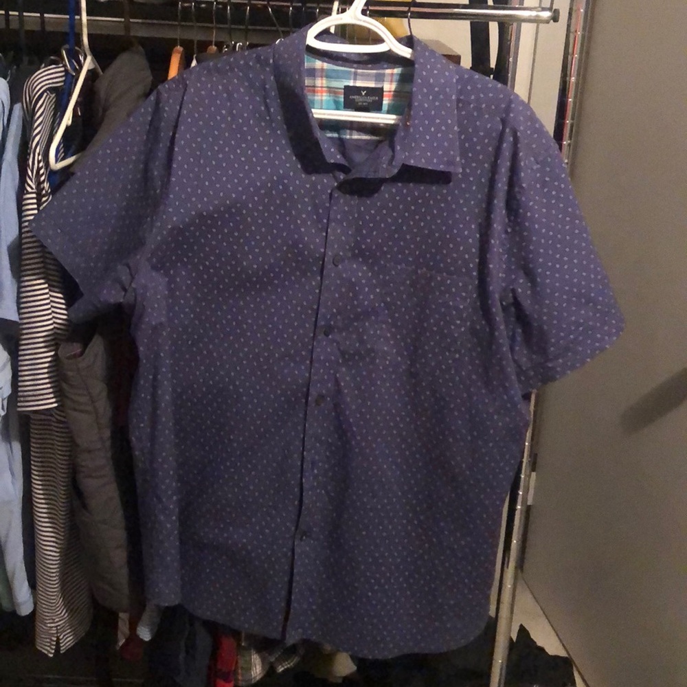 American Eagle short sleeve dress shirt